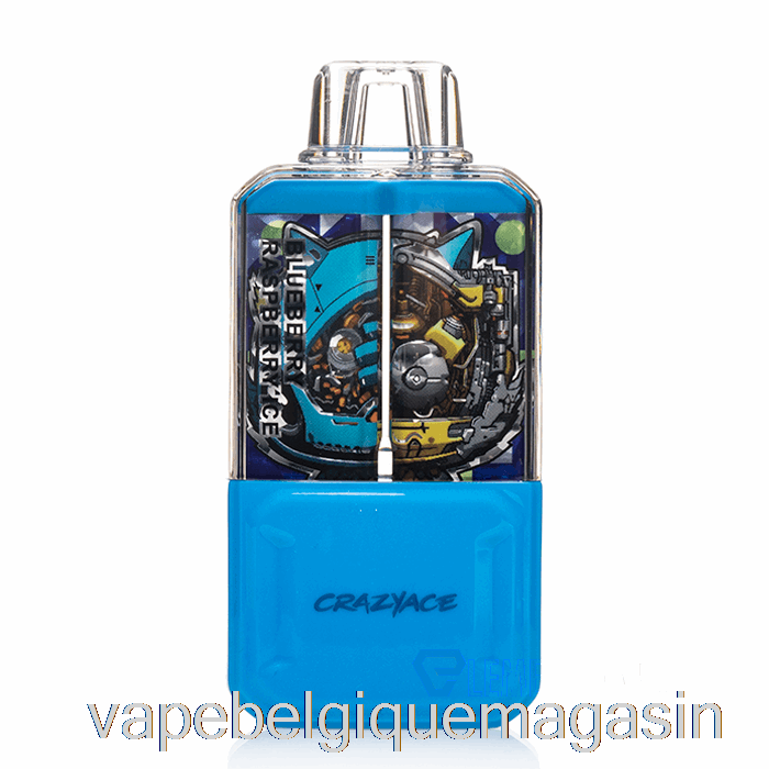 Vape Jetable Crazyace B15000 Glace Jetable Myrtille Framboise